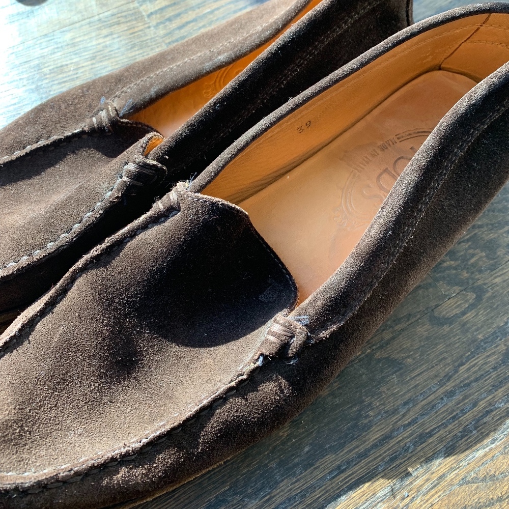 Tod's Brown Suede Driving Moc - image 5